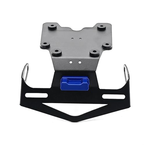 �o�C�N�̃i���o�[�v���[�g�z���_�[ �i���o�[�v���[�g�z���_�[�u���P�b�g ���}�n Tenere 700 XTZ 700 T700 T7 2019-2024 ���C�g�t�F���_�[ �I�[�g�o�C�p�ɓK�� �A�i���o�[�v���[�g�z���_�[�v���e�N�^�[(BLUE NOLOGO)