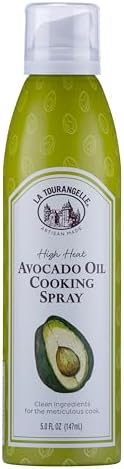 La Tourangelle, Avocado Oil Spray, Handcrafted from Premium Avocados, High Smoke Point Refined Oil Great for High Heat Cooking, Frying, Spray Cooking and Grilling, 5 Fl Oz