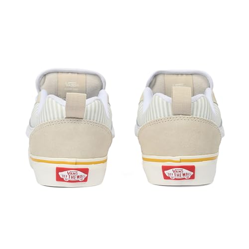Image of Vans Unisex Knu Skool Sneaker, Stripes Oatmeal, 7 US Men