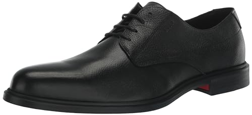 HUGO Men's Kerr Grainy Leather Pointed Derby Shoe Oxford