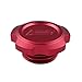 YJDTYM 4 Couleurs Disponibles en Alliage d'aluminium d'huile Moteur Bouchon de Remplissage/Fit for Subaru WRX STi GC GD GF GM GG GE Réservoir Guidons Pièces de Rechange Auto (Color : Red)