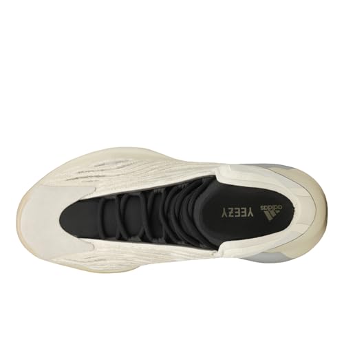 Image of adidas Yeezy Quantum Lace-Up Sneakers- Knitted Elastic Collar, Mesh Upper with RPU Cage, Boost Cushioning - Yeezy Shoes