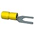 Price comparison product image Fork terminals for screws of 6 mm yellow - box of 100