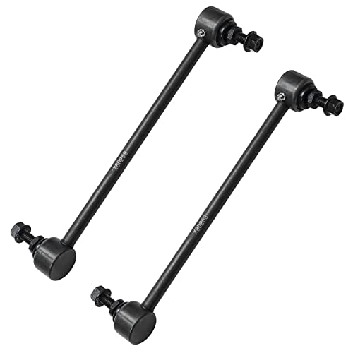 Image of Detroit Axle - 14pc Front End Control Arms Kit for 2007-2012 Dodge Caliber, 2007-2015 Patriot Compass, Sway Bars Tie Rods Front and Rear Control Arms 2008 2009 2010 2011 Replacement