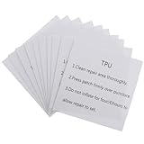 Toyvian 20枚 修理パッチ 厚手防水エアベッド補修テープ 充気式プール ボート 浮き輪対応自在カット可能補修