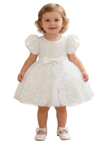 Robe de mariage bébé fille avec jupe en tulle pour cortège et anniversaire