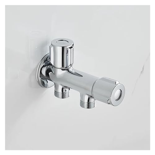 Grifo de apertura rápida en latón de pared para flujo de agua fría 3