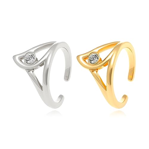 Long tiantian Crystal Triangle Rings for Women Fashion Jewelry Daily Wear Weekend Outfits Work Looks...