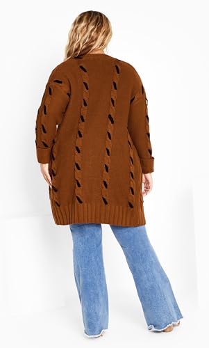 Women's Cardigan-Lacey Cable4