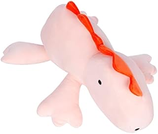 Dinosaur Weighted Stuffed Animals for Anxiety and Stress Relief – Filling with PP Cotton 0.7 LB – Dinosaur Plush with Adorable Pink 13.8 Inch Stegosaurus