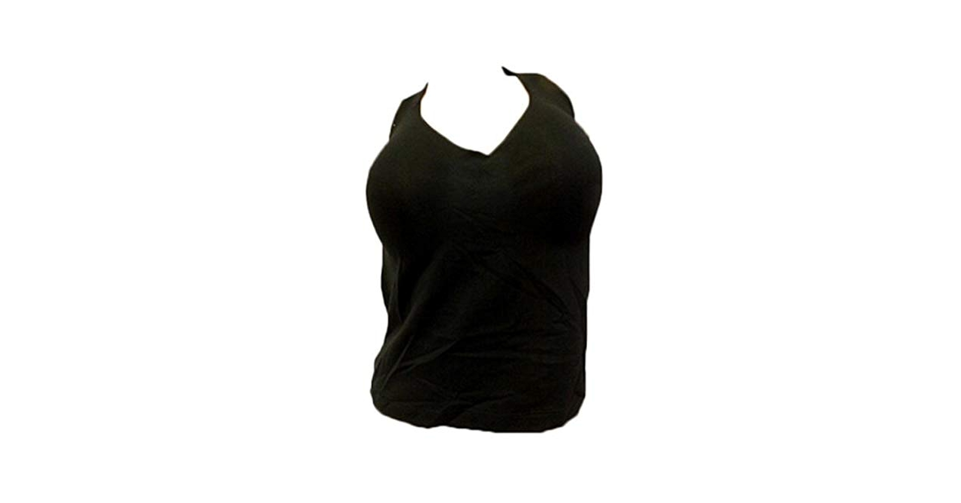 Bali 3008 No Poke Shaping Halter Cami Top Built in Underwire