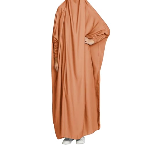 Abaya femme hijab intégré tenue de prière islamique complète