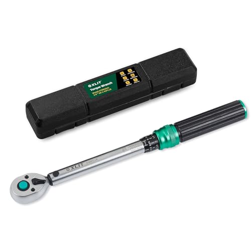 Image of 3 /8 inch Drive Click Torque Wrench, 5-45 Ft-Lb /6.8-61Nm Dual-Direction Adjustable 72 Tooth Ratchet, ±3% Accuracy Precisio Low Torque Wrench for Spark Plugs, Bike, Motorcycle and Car Repair