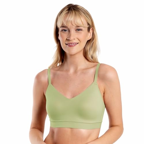 Image of Floatley Cozy Adjustable Bra Comfort Wirefree Seamless Bra with Embedded Pad for Women