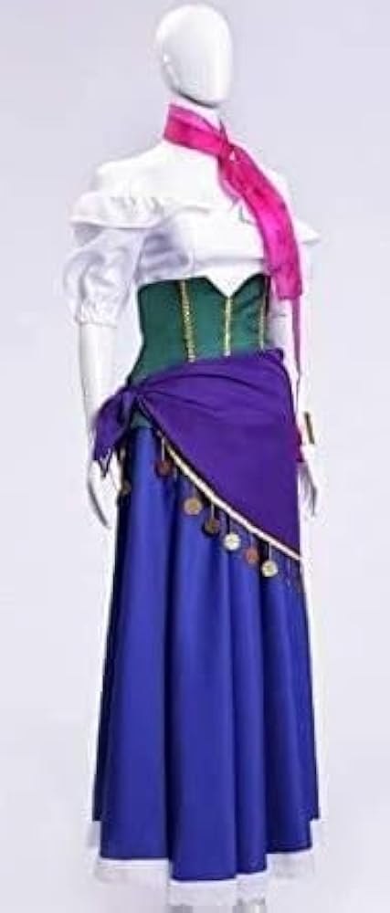 ディズニー　ハロウィン　仮装　エスメラルダ　手作り　5点セット ディズニー ハロウィン 仮装 エスメラルダ 手作り 5点セット