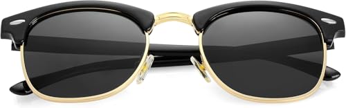 Image of Desire Semi Rimless Sunglasses Half Frame Sun Glasses Club master Shades for Women Men UV400 Protection