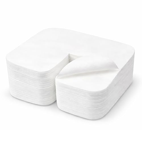 LALILL 100 Stück Nasenschlitztücher für Massageliege – Vlies...