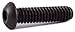 Brighton Best 201069 10-32 x 3/8 - Black Finish Heat Treated Alloy Steel - Cap Screws - Button Head