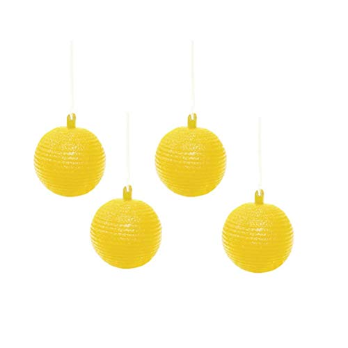 Phayee Boule de piège à Mouches Suspendue, piège à Mouches, piège Collant pour Attrape-Mouches à Fruits, Attrape-parasites extérieur, pour Pots de Fleurs, balcons, Cours, vergers, 8 pièces