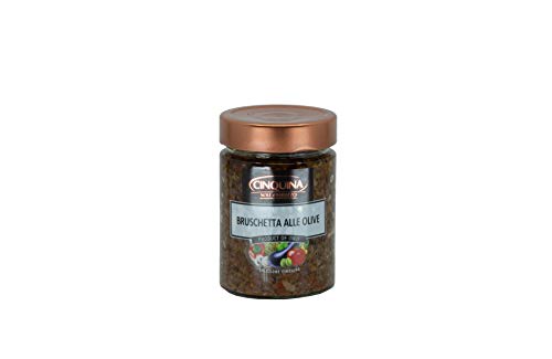 Italian Olive Bruschetta, Cinquina Italian Products, Olive Bruschetta, 9.88 OZ