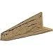 Ekena Millwork BMRW2C0040X060X264NG 2-Sided (L Riverwood Endurathane Faux Wood Ceiling Beam, 4"W x 6"H x 22