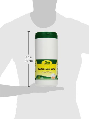 cdVet Naturprodukte Fell & Haut Vital Hund & Katze 750g - Natürliches Ergänzungsfuttermittel für Fell & Haut, Hunde, Katzen