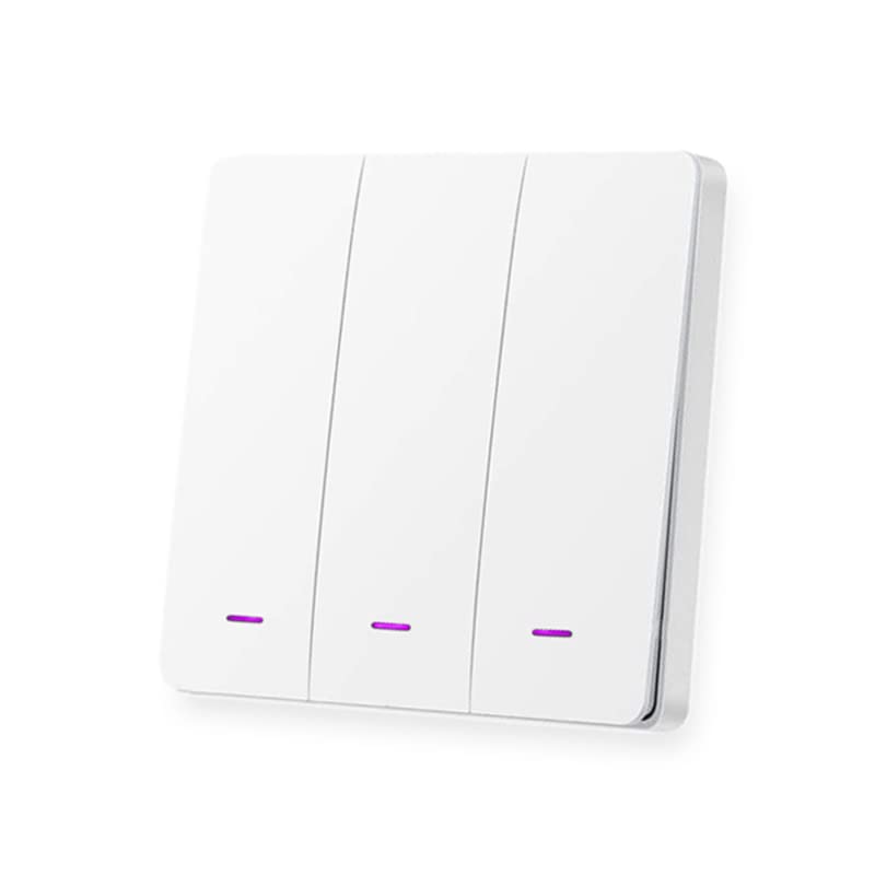 UanTii Smart Switch Tuya Wifi Switch Wireless Remote Control Switch (3gang white)