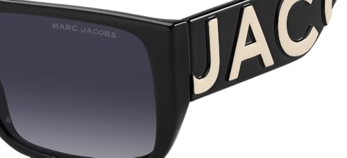 Marc Jacobs MARC LOGO 096/S BLACK WHITE/DARK GREY SHADED 57/15/145 unisex Sunglasses3