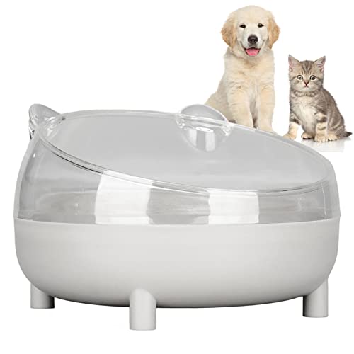 Tnfeeon Erhöhte Katzenfutternäpfe mit Ständer, Geneigte Erhöhte Futter- oder Wassernäpfe Zum Schutz der Wirbelsäule für Hundewelpen und Kleintiere