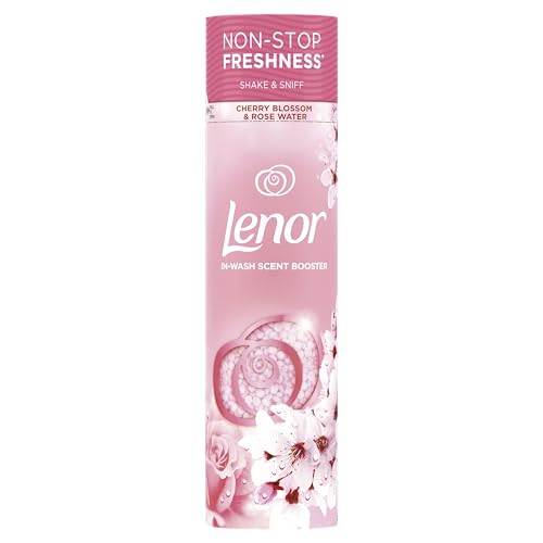 LENOR IN-WASH SCENT BOOSTER CHERRY BLOSSOM & ROSE WATER BEADS 320G