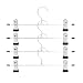 BestValue Go Skirt Pant Boot Hanger with 2 Adjustable Clips, 5-Pack