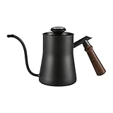 Cabilock 1pc Stainless Steel Tea Kettle Spout Drip Coffee Pot Hand Punch Teapot for Home Brewing Tea and Coffee