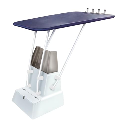 Oceansouth Heavy Duty T-Top - Console Mount - Ø1 3/4'' Aluminum (White Powder Coated Frame, Navy Blue)