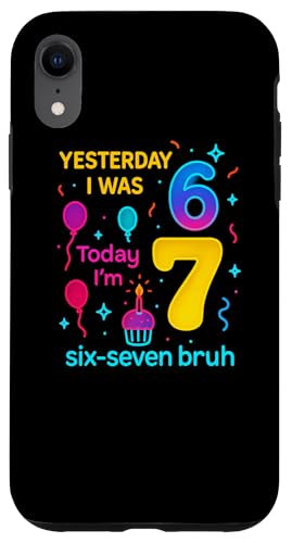 ̂6 傤7 Six Seven Bruh ~[ TVc o[Xf[ Gen Z Alpha X}zP[X iPhone XR p