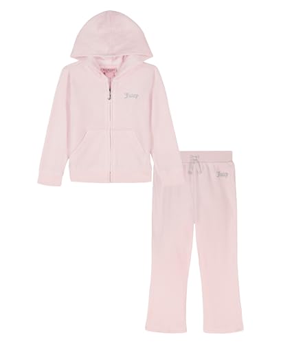 Image of Juicy Couture 2pc Zip Up Velour Jog Set