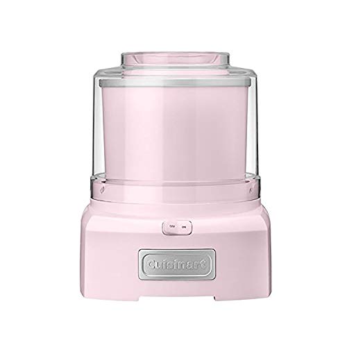Cuisinart ICE-21PK Frozen Yogurt - Ice Cream & Sorbet Maker, Pink (Renewed)