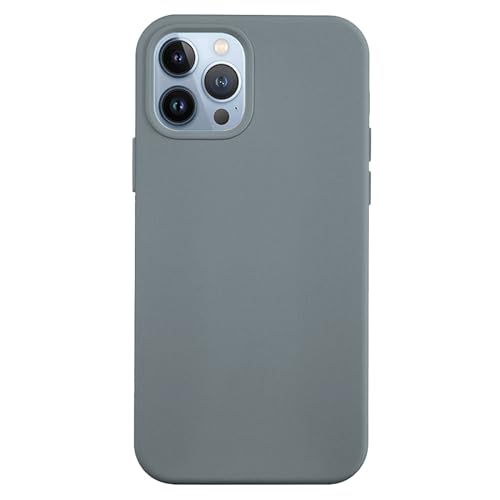 Image of ArmourPro Silicone Back Case for iPhone 15 Pro Max Soft-Touch Case | Dark Grey