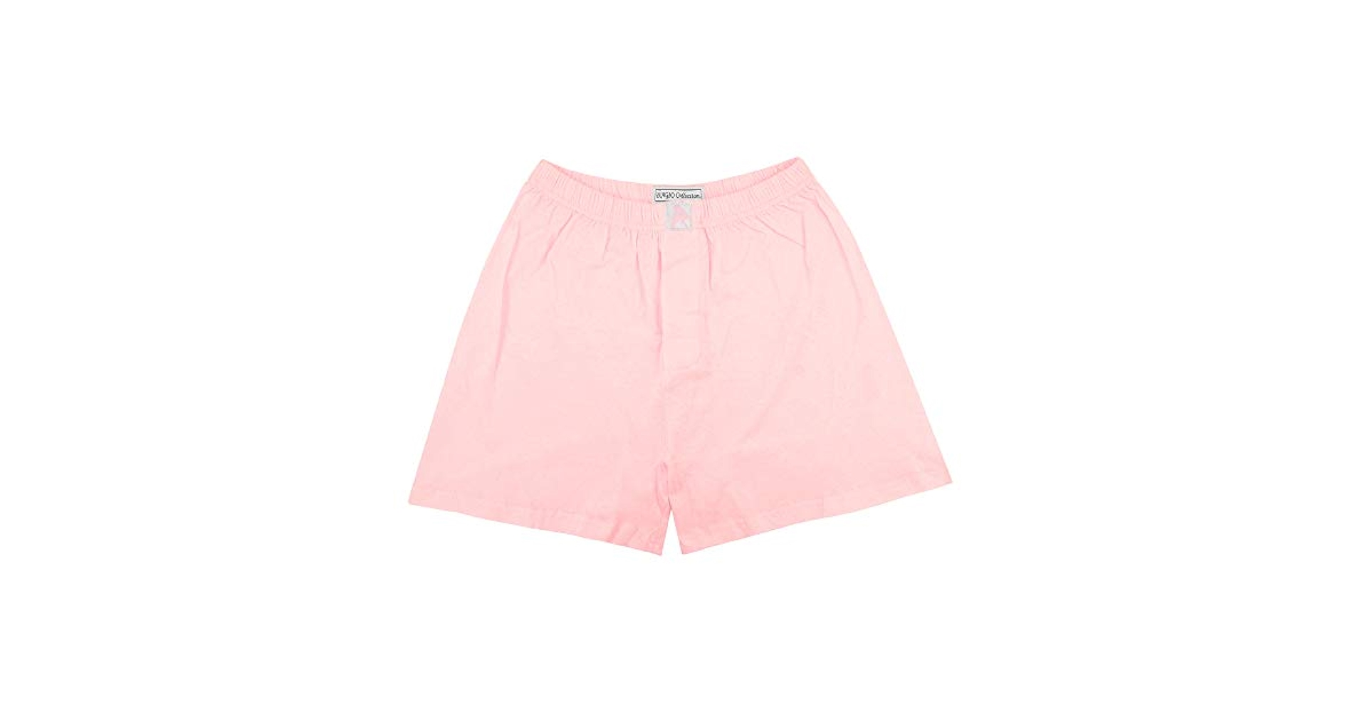 Biagio Mens Solid Light Pink Color BOXER 100% Knit Cotton