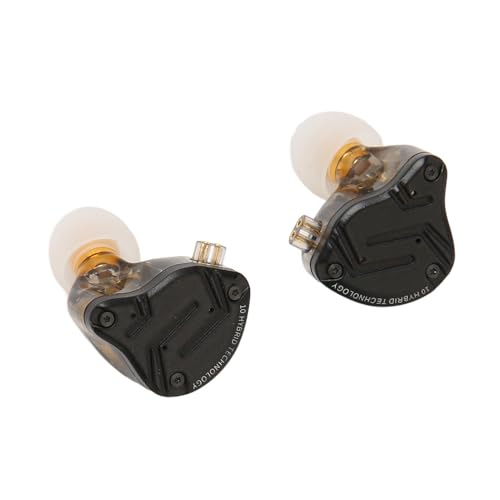 KZ ZS10 PRO X Przewodowe Słuchawki Douszne do Monitora, Hybrydowy Sterownik 1DD 4BA WYSOKIEJ CZUŁOŚCI, Słuchawki do Monitora HiFi, Odłączane, Posrebrzane Słuchawki z Kablem 0,75