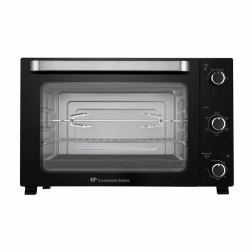 Minifour électrique - Chaleur tournante - CONTINENTAL EDISON - CEMF60B3 - Noir - L60 x H39 x P 48 cm