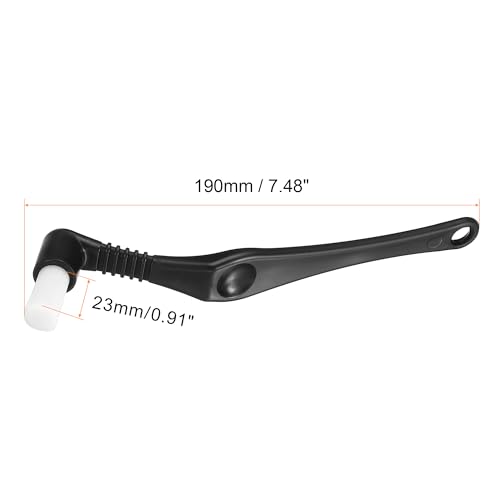 PATIKIL Coffee Espresso Brush 2 Pack Elbow Coffee Grinder Brush Cleaner Coffee Cleaning Tool White - Image 2