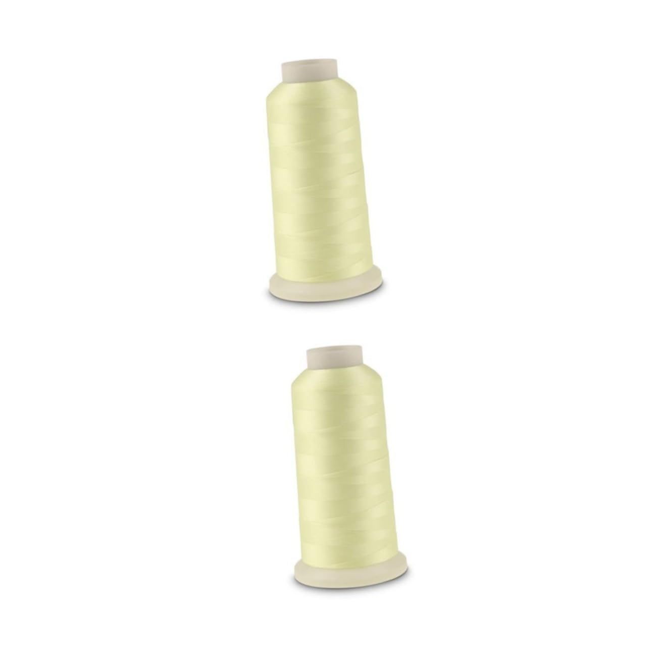 TEHAUX 2piezas Hilo De Bordar Glow in The Dark De Yards Amarillo Para Costura y Manualidades Creativas