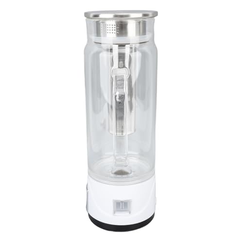 Machine à eau hydrogène premium en verre transparent haut borosilicate 1L