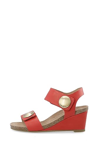 Sandales en cuir Casalberta 61200369 CA'SHOTT A/S pour femme avec semelle compensée et velcro