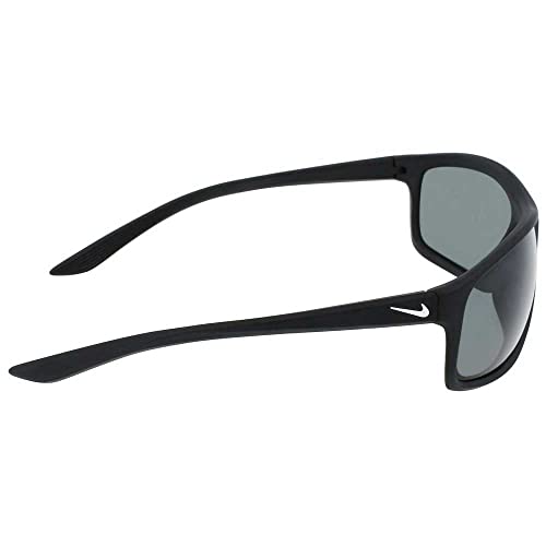 Nike Adrenaline P Polarized Rectangular Sunglasses, Matte Black/White, OneSize4