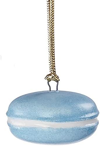 Xmas Lenox Ornament Macaroon Cookie Mini Porcelain Ornament Blue Velvet New