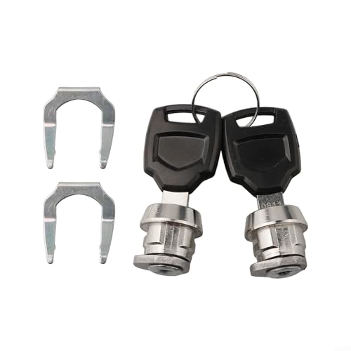 Motorbike Luggage Compartment Lock Cylinder With 2 Keys Metal Storage Box Accessories Vehicle Security Replacement Parts