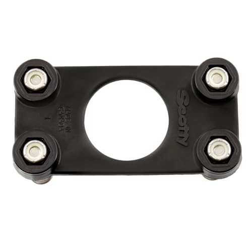 Scotty 441 placa de respaldo negra accesorio náutico de fijación para base kayak