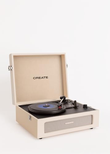 CREATE Record Player Retro/Tourne-disque rétro Arena/avec Bluetooth, USB, SD, MicroSD et MP3 - Les Beatles, Paul McCartney, John Lennon, RIngo Starr, George Harrison CREATE Record Player Retro/Tourne-disque rétro Arena/avec Bluetooth, USB, SD, MicroSD et MP3 – Image 3