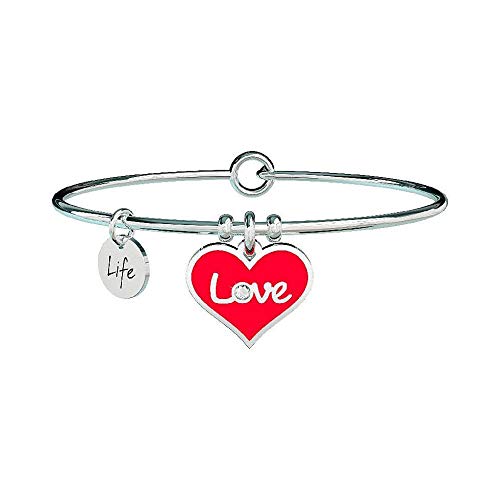 Preisvergleich Produktbild KIDULT 731608 Love Stahl 316L Herz rot Love